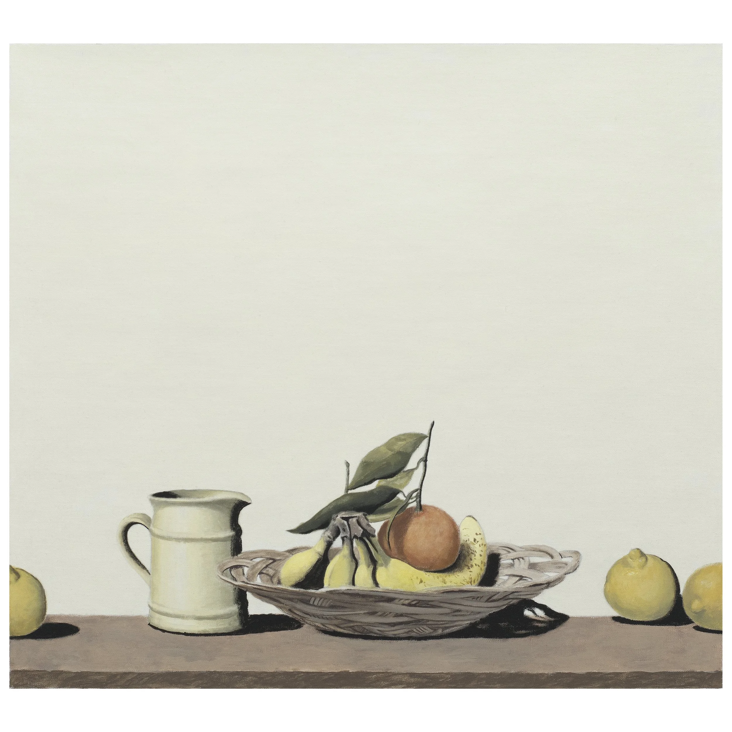  Still Life With Lemons, 18” x 20”, Acrylic on Linen, 2026 