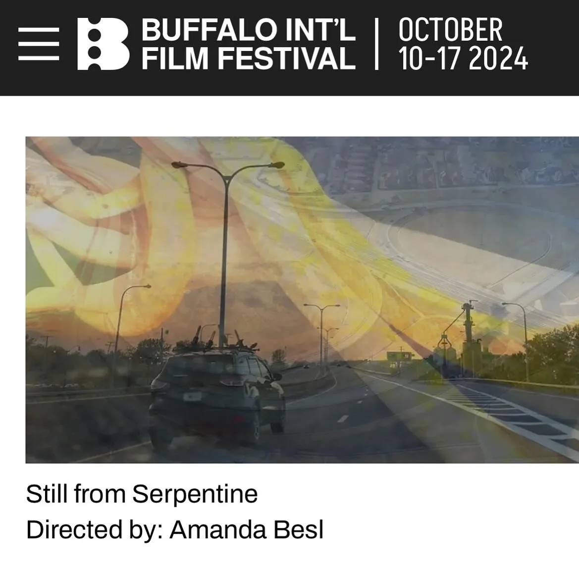 This time last year I was sharing a very personal film in my very first #filmfestival. One year and a life reboot later, and I&rsquo;m thrilled to be a returning alumni of the @buffalointernationalfilm festival with a new #experimental #essayfilm 

I