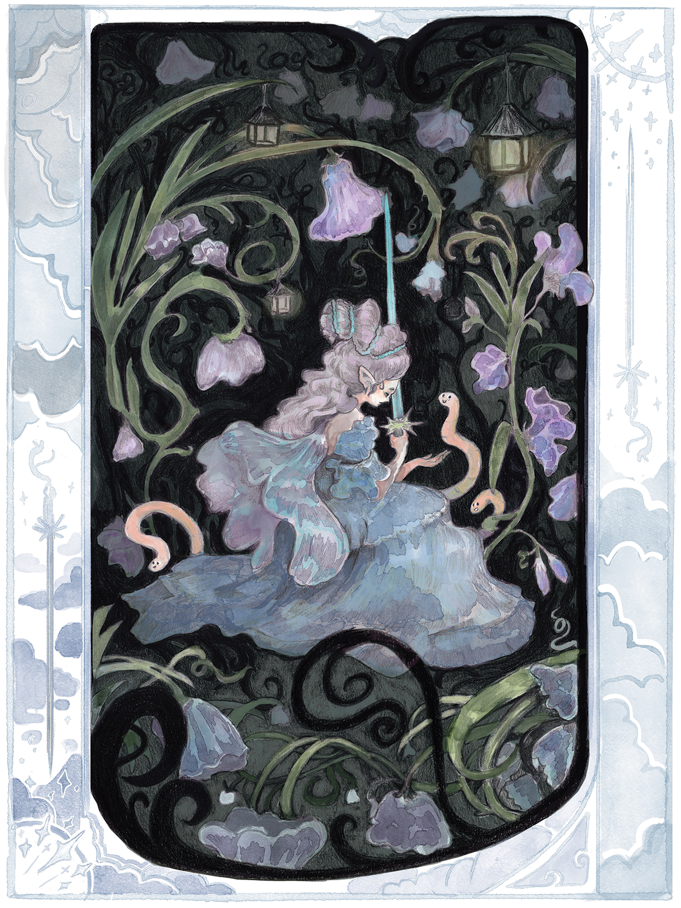 Sweet Pea, Queen of (worms) Swords.png