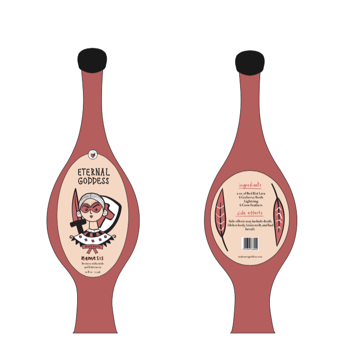 GODDESS POTIONS PACKAGING DESIGN