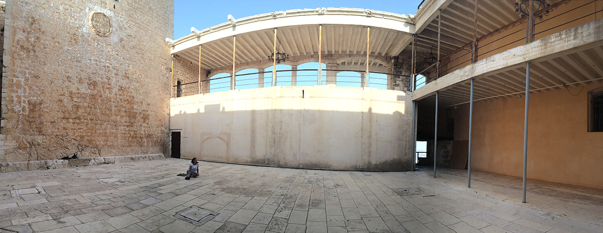 Panoramic view of the Patio.