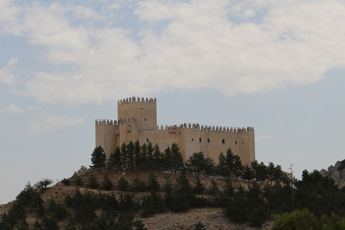 Castillo de Vélez Blanco. The castle of Don Pedro Fajardo y Chacón stands above the town.