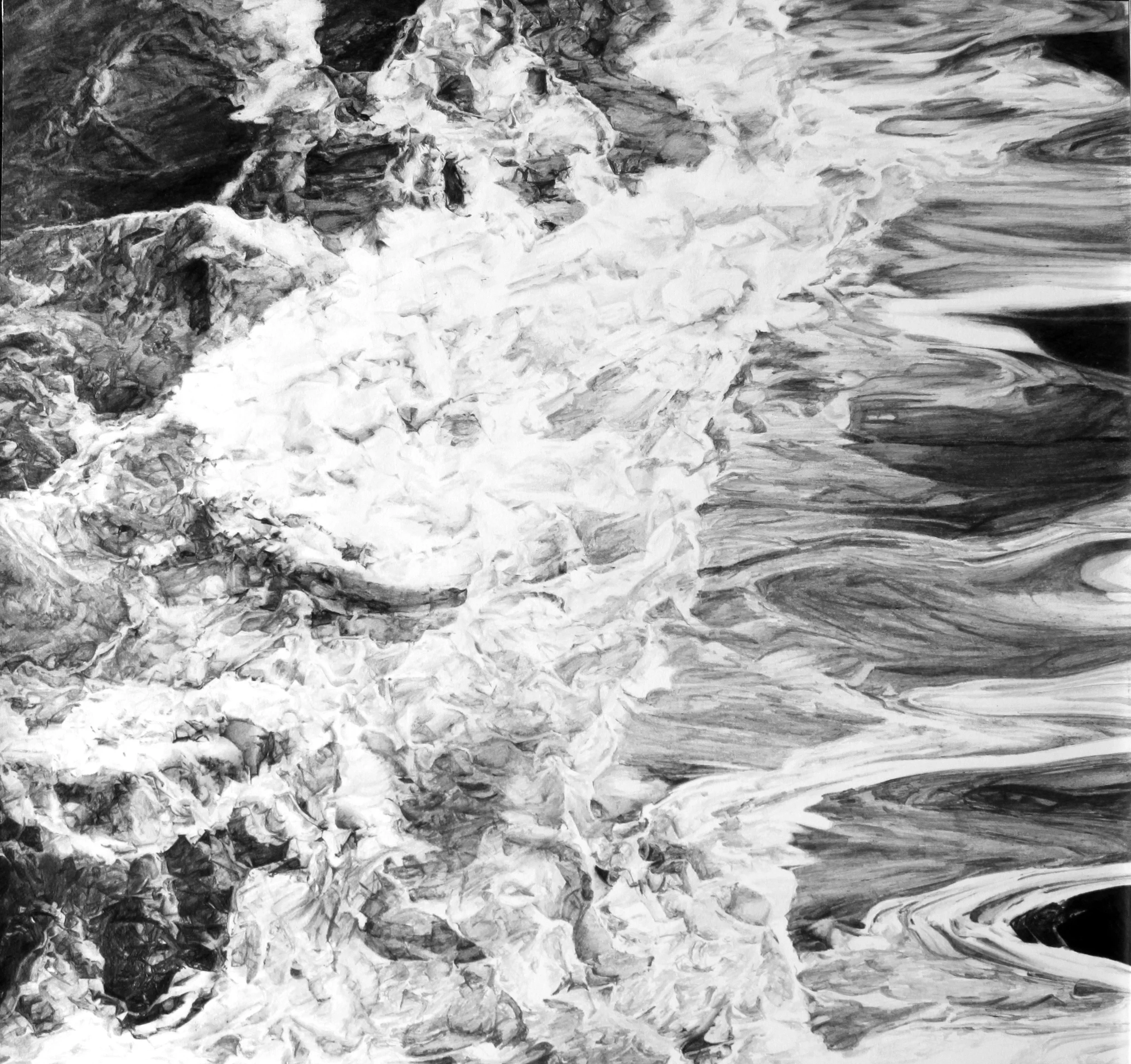 Tumultuous Times / 10" x 11" / Graphite on Paper