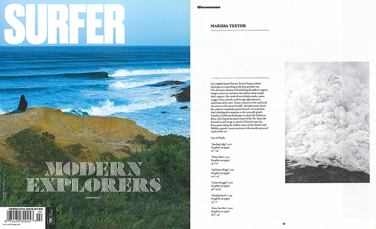 Surfer Magazine, Showcase Feature, February 2016 (8 page spread)