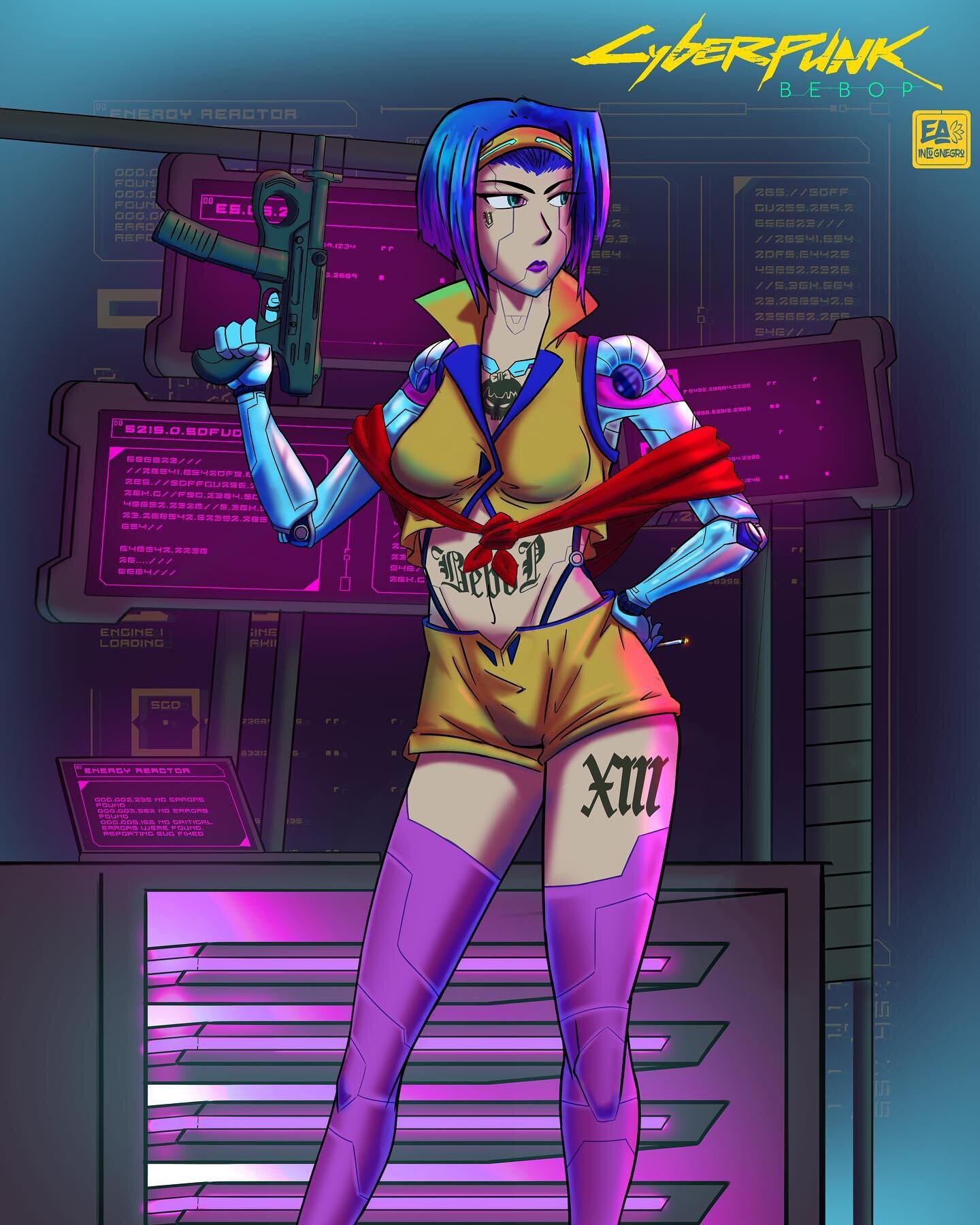 #cowboybebop meets #cyberpunk2077 
Faye Valentine if she were part of the Moxes

I&rsquo;m working on the whole bebop crew. Coming soon 🤙🏾 
#anime #cyberpunk #cdprojektred #art #fanart #illustration #characterdesign #digitalillustration #photoshop 