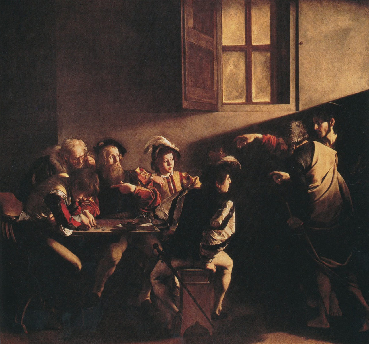   Caravaggio  The Calling of St Matthew, ca. 1600 Image: © owner 