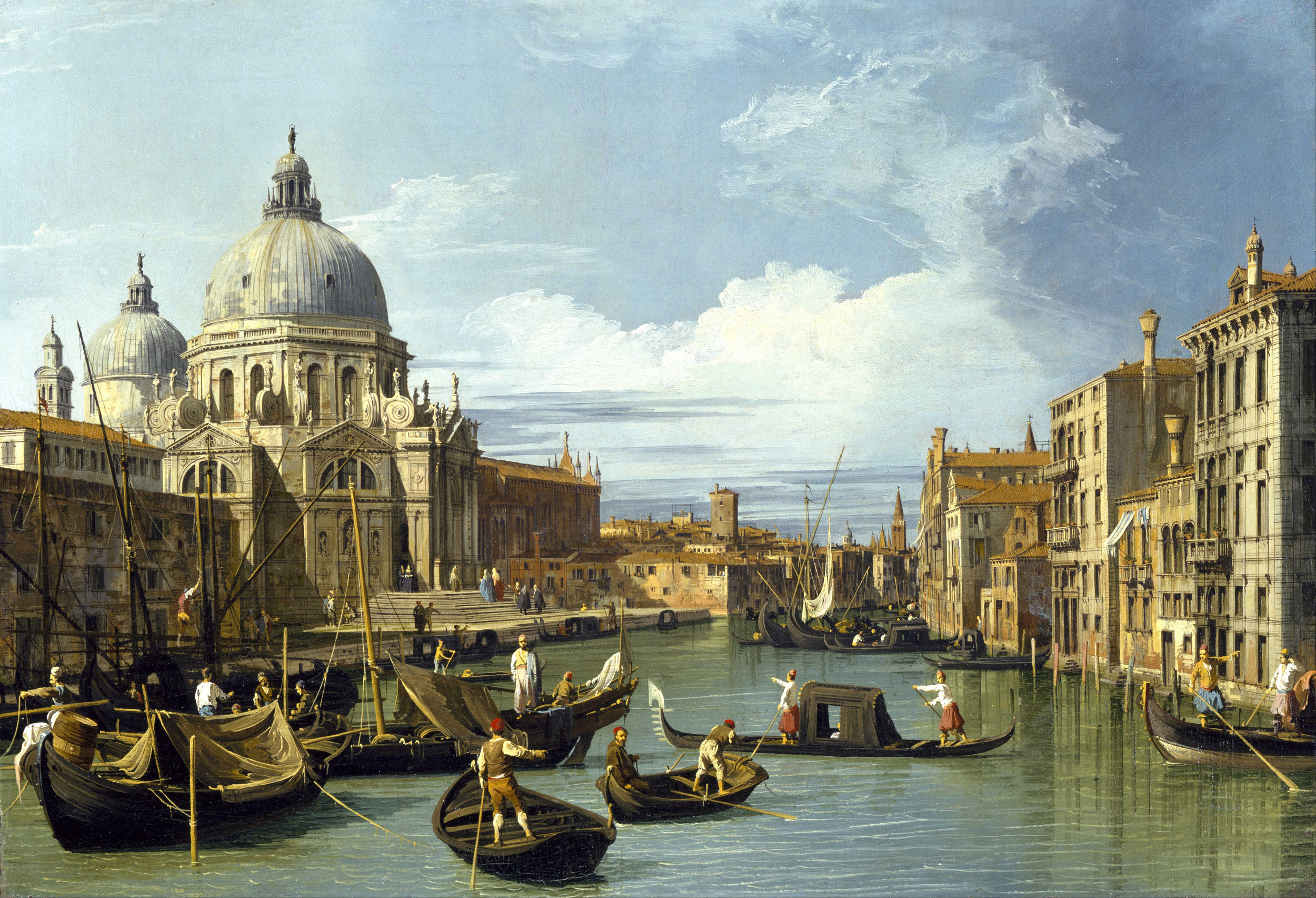   Canaletto  The entrance to the Grand Canal, 1730  Image: © Museum of Fine Arts, Houston 