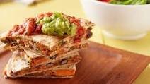 Black Bean and Sweet Potato Quesadillas