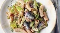 Carmelized Fennel, Celery, and Sardine Pasta