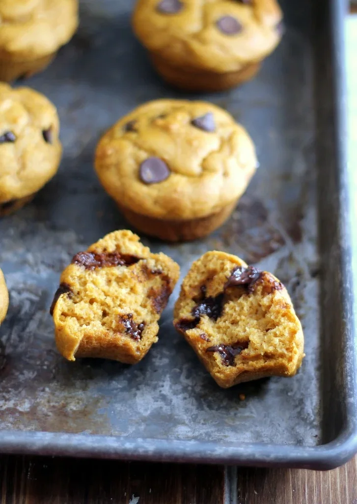 Whole Wheat Pumpkin Chocolate Chip Muffins