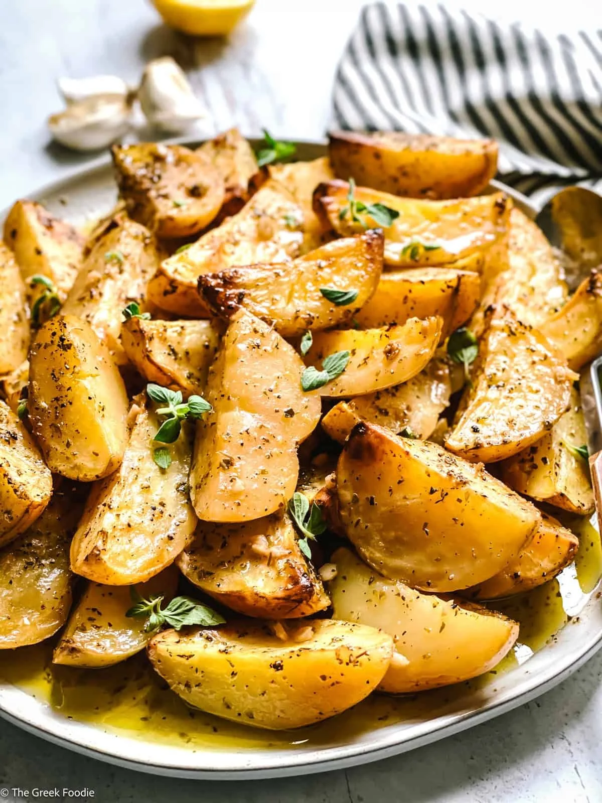 Greek Lemon Potatoes