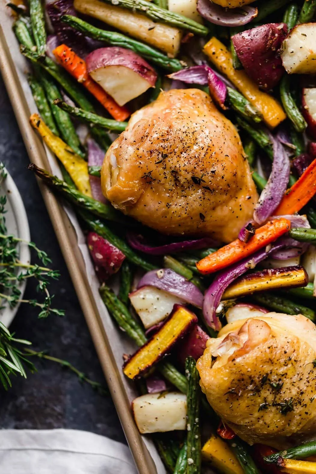 Sheet Pan Chicken with Roasted Vegetables