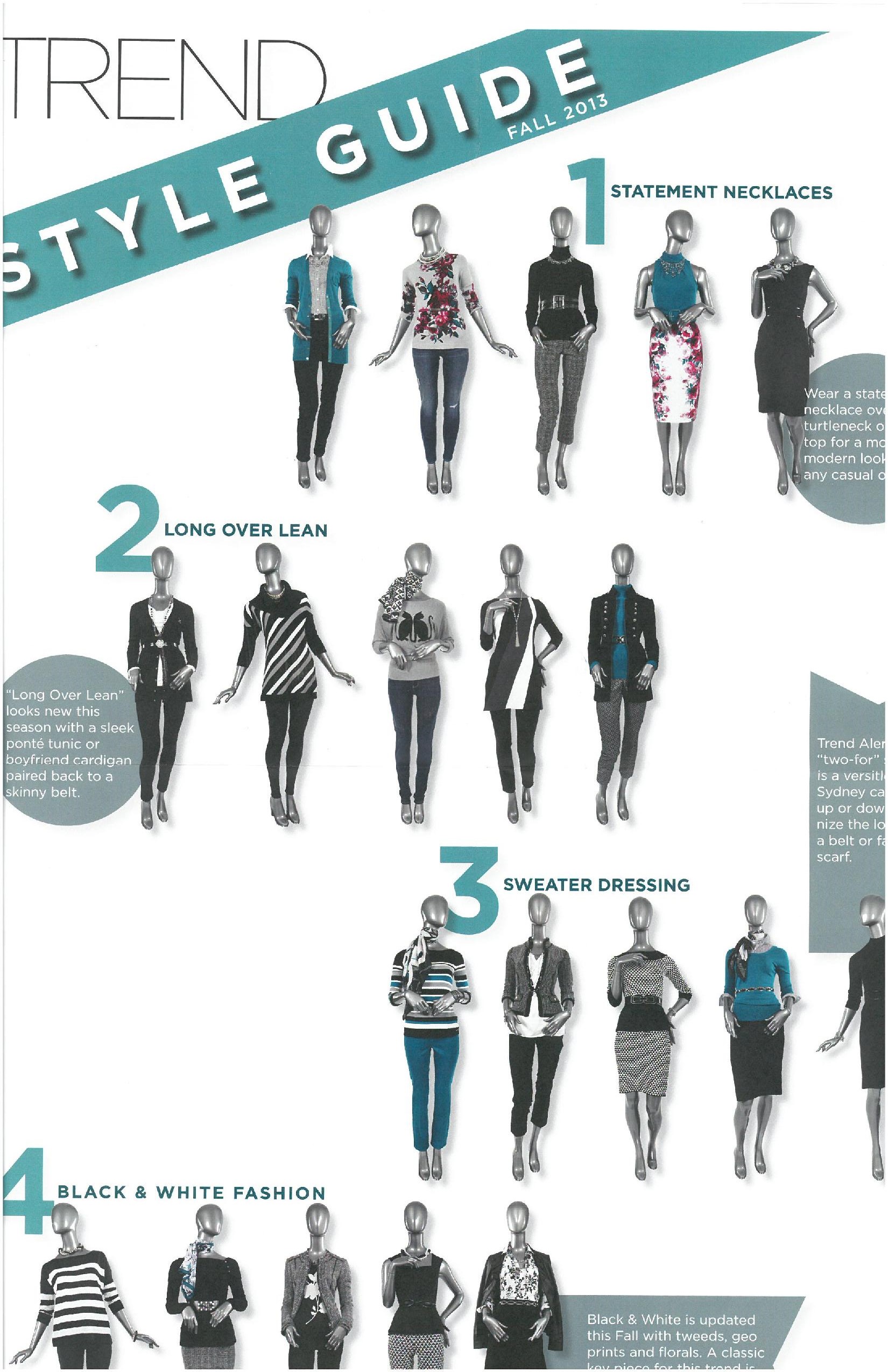 Fall Style Guide Fold Out