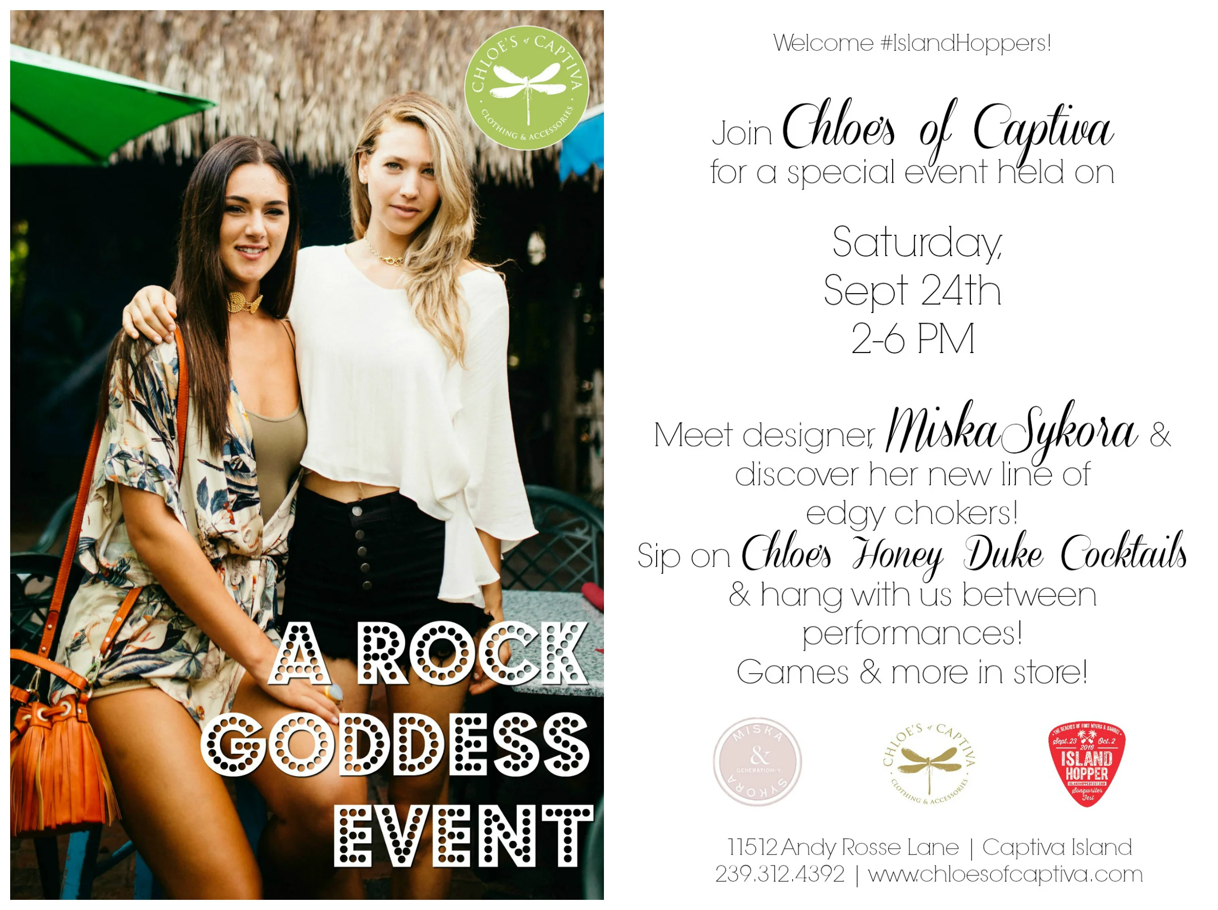 Chloe's of Captiva_Chamber Email_September 2016_Island Hopper Event.jpg