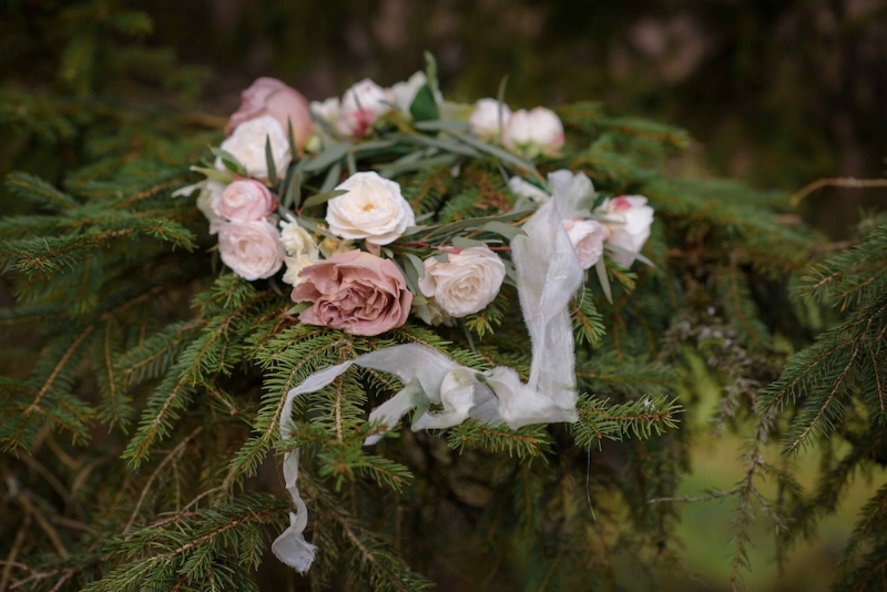 Wedding flower crown Bloomologie Florist London