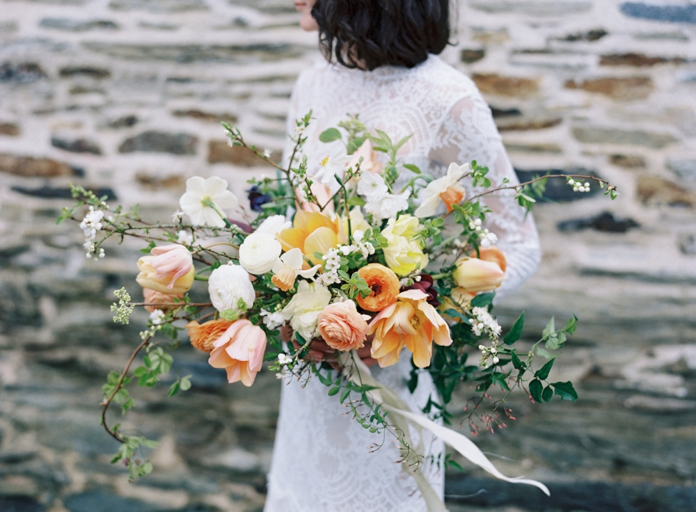 wild spring riot bouquet Bloomologie wedding flowers