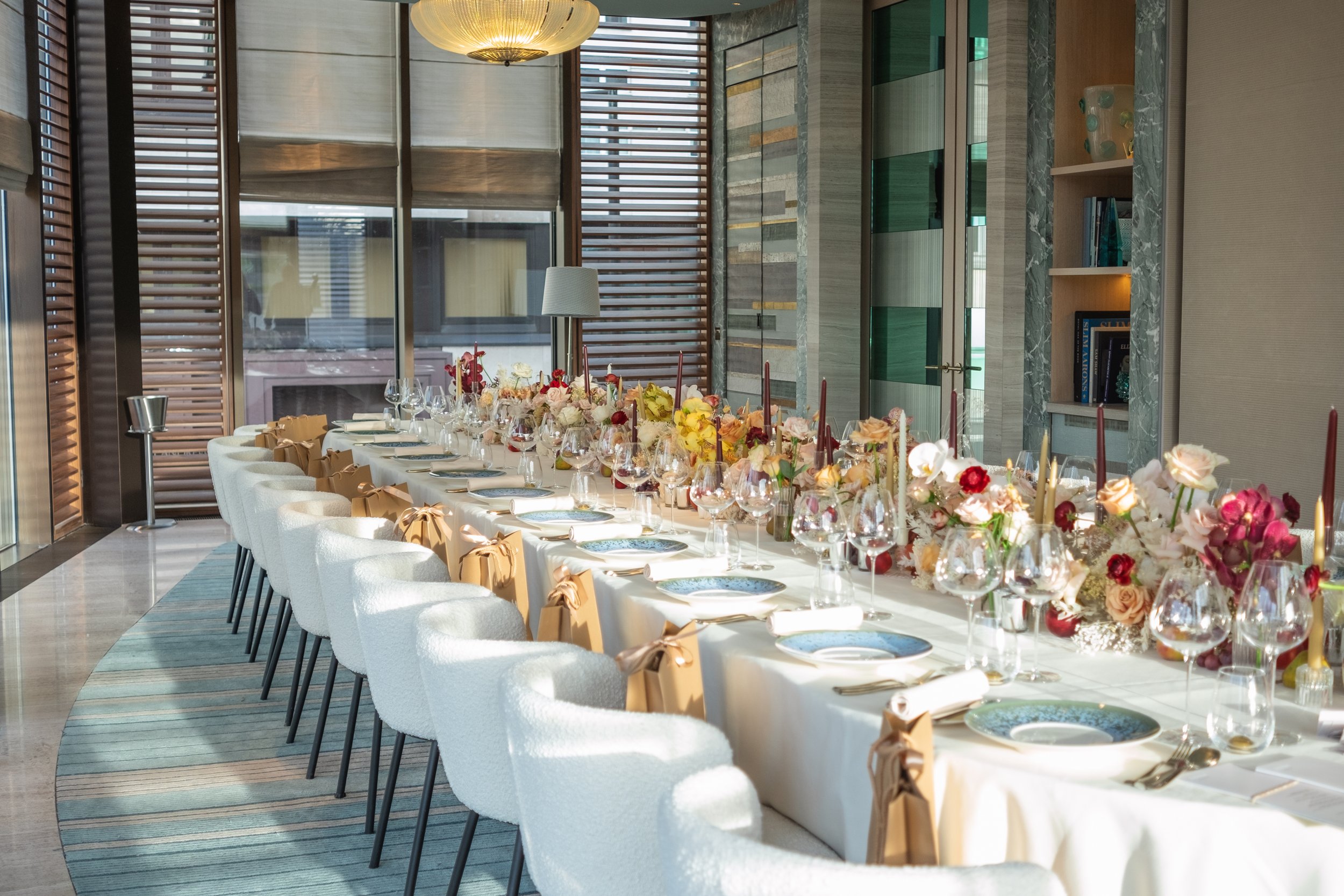 Luxury London event florist Bloomologie at the Four Seasons Park Lane London