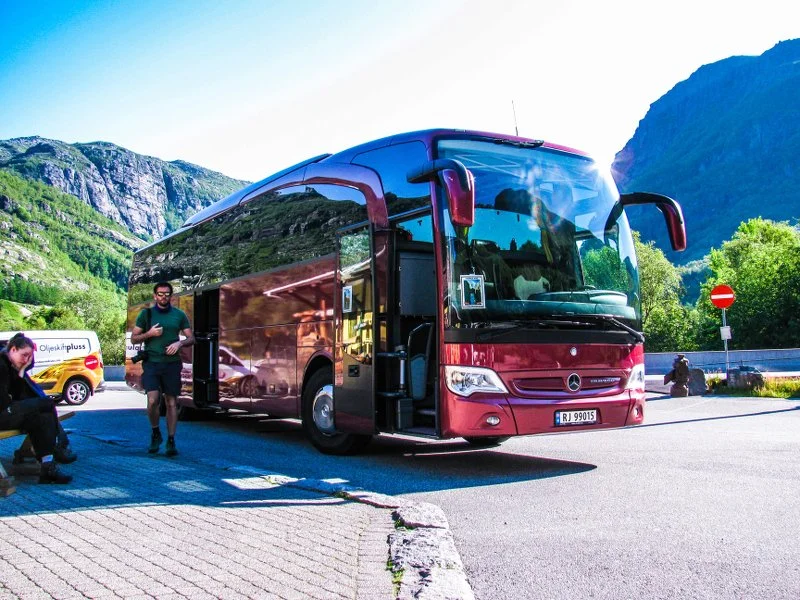 Как добраться из Ставангера до Кьерага (Люсеботна)?