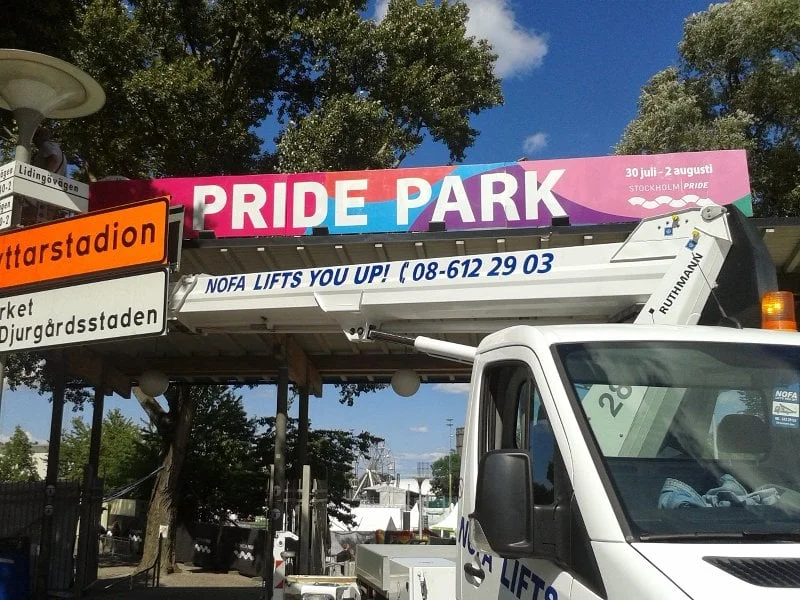 Прайд в Стокгольме прямо сейчас