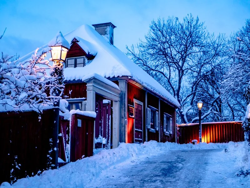 зимний вечер в скансене, зажигают старинные фонари, а мы проводим волшебную вечернюю экскурсию с лучшим гидом Марией Белой 2.jpg