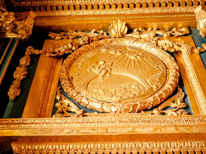 Парадная спальня королевы Хедвиги Элеоноры во Дворце Дроттнингхольм под Стокгольмом 3.jpg