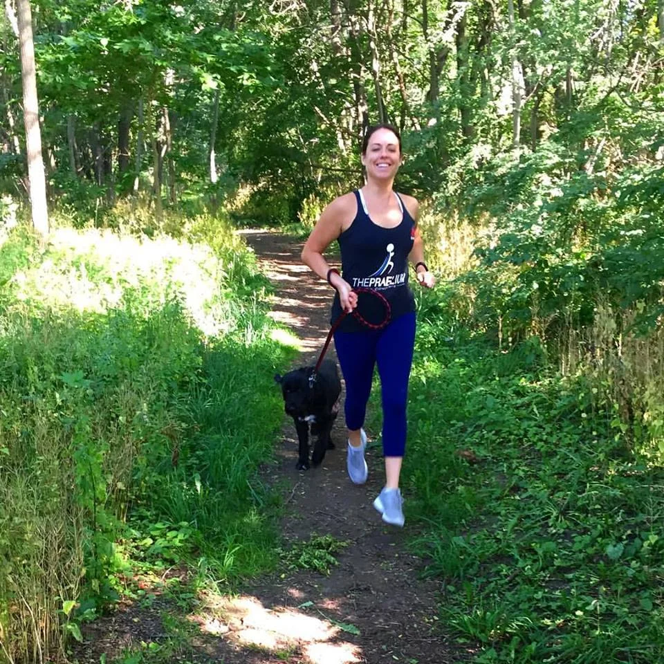 My running buddy, Dayna :)