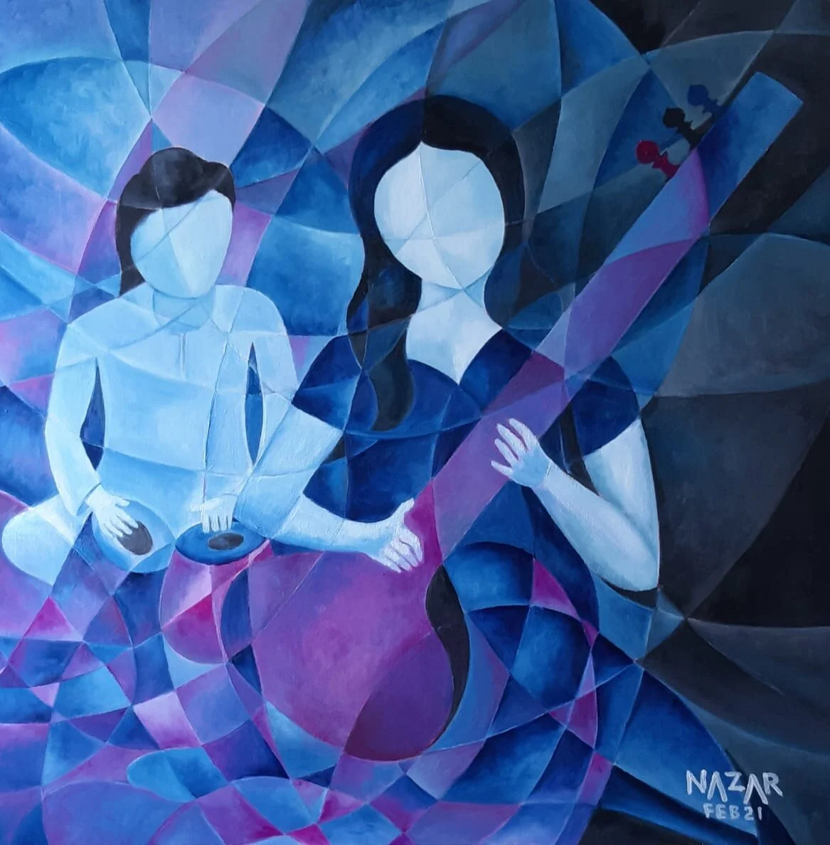 Sitar Recital
Acrylic on Canvas
