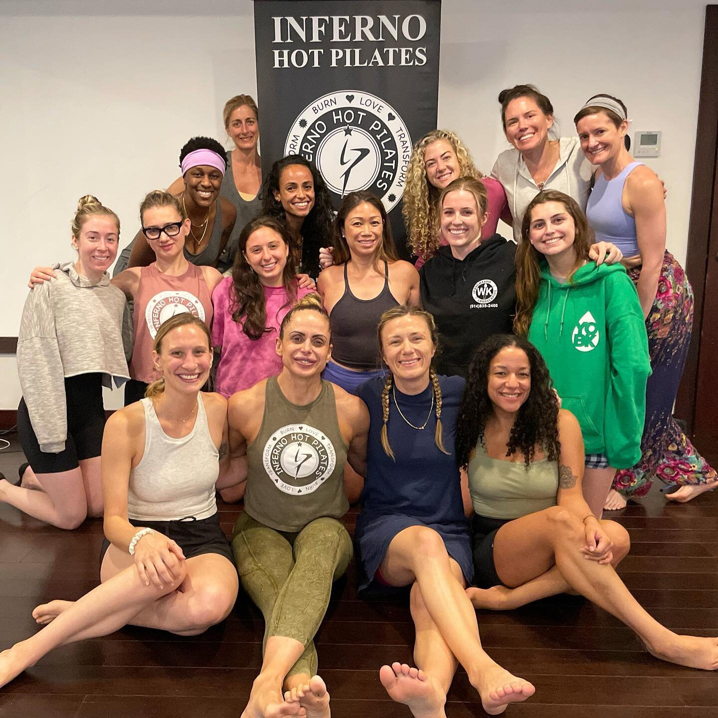 🎉 CONGRATULATIONS 🎉 @infernohotpilates Teacher Training Grads! 

Go forth and kick some 🍑! We can&rsquo;t wait to take your classes 💯

We 💜 hosting these fun, inspiring trainings with @hotpilatesgirl. Check out future trainings and join us this 