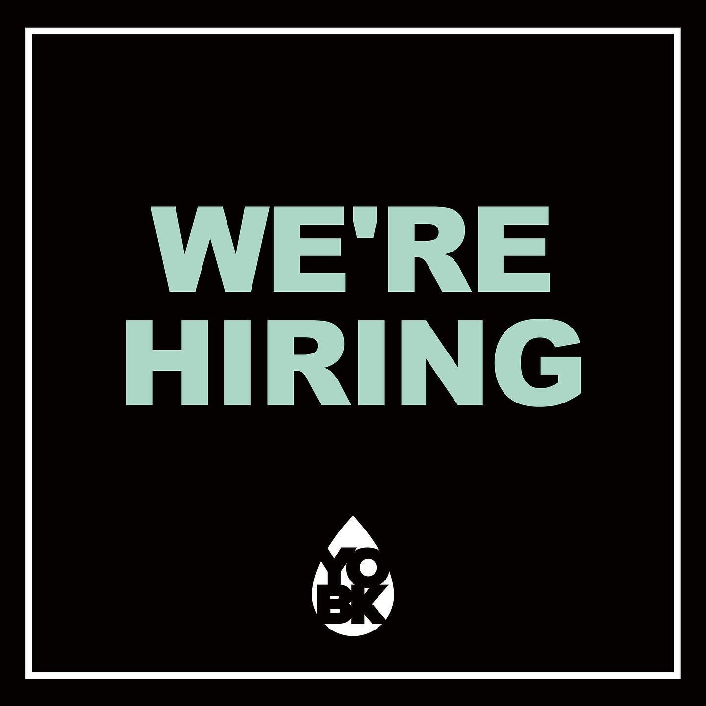 Love practicing Hot Yoga + Pilates? Want to work in a fun, supportive environment? Then this position could be right for you! 💯❤️

We&rsquo;re hiring Front of House positions at both Brooklyn locations! 🗽

This position is for you if you are&hellip