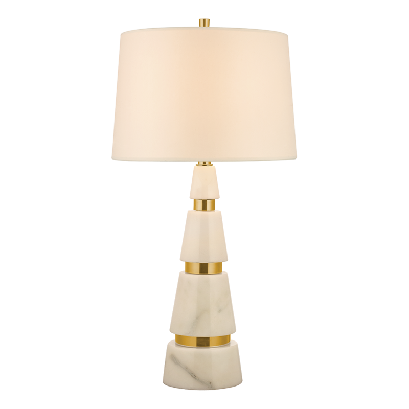 Marble Cone Lamp The Tailored Home, Brass Floor Lamp With Marble Table Top