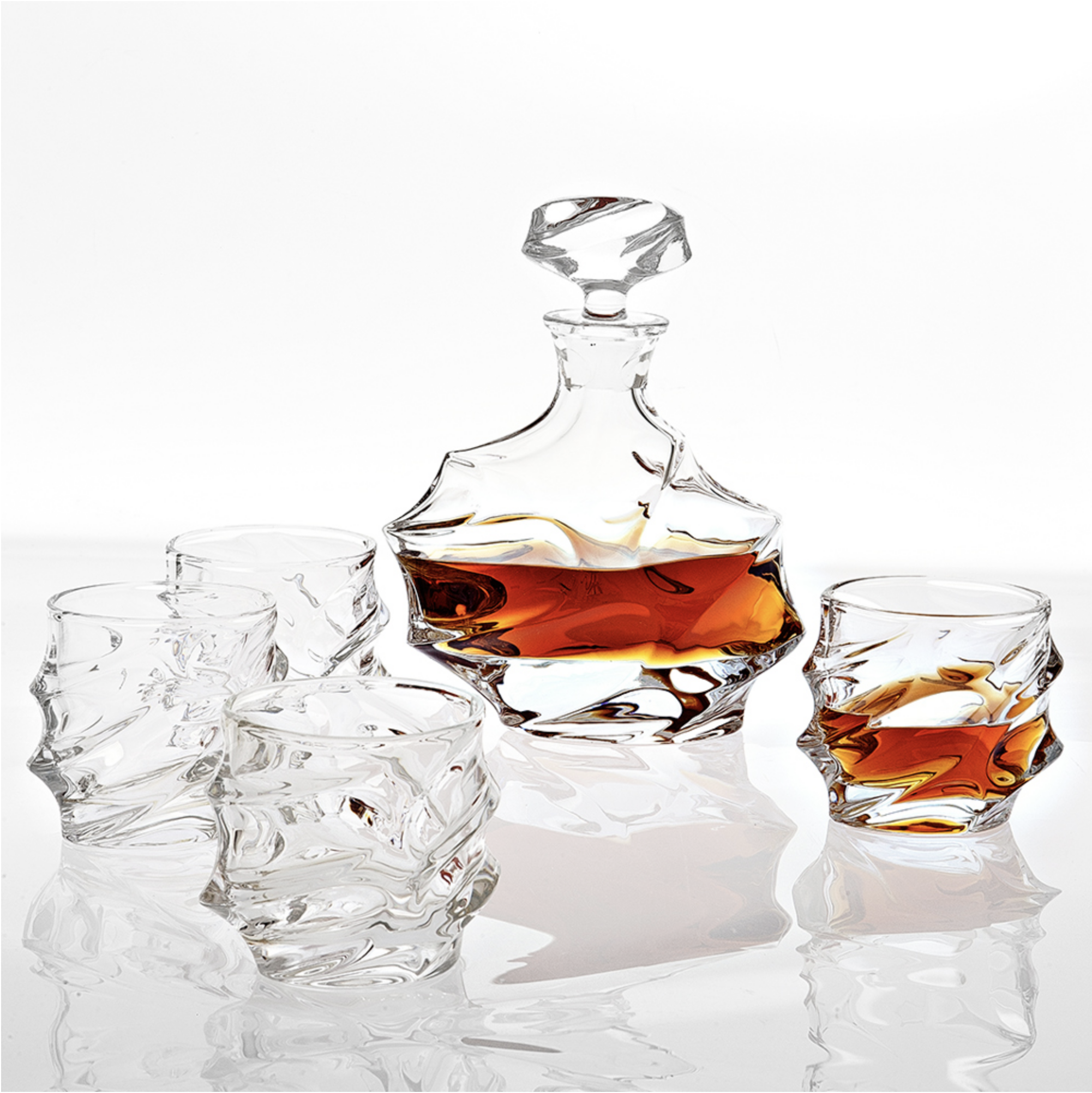 Crystal Glass Decanter Set