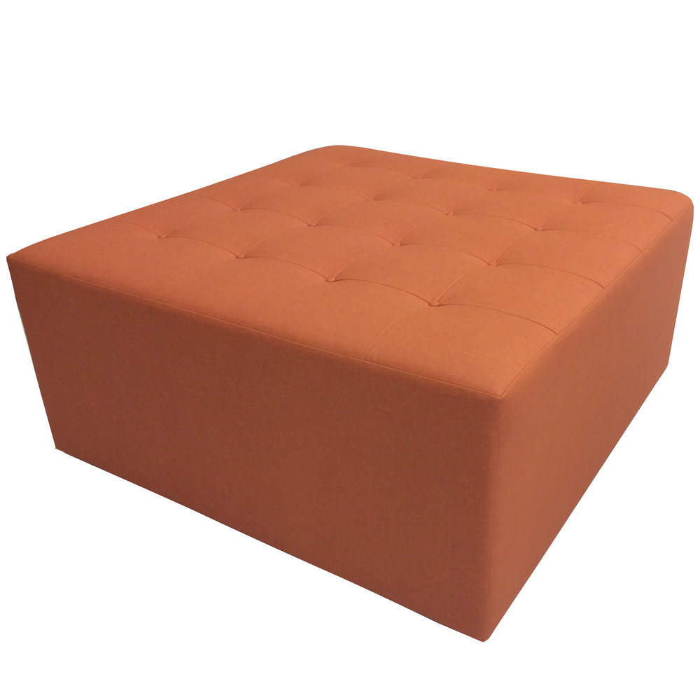 square tufted ottoman the tailored home