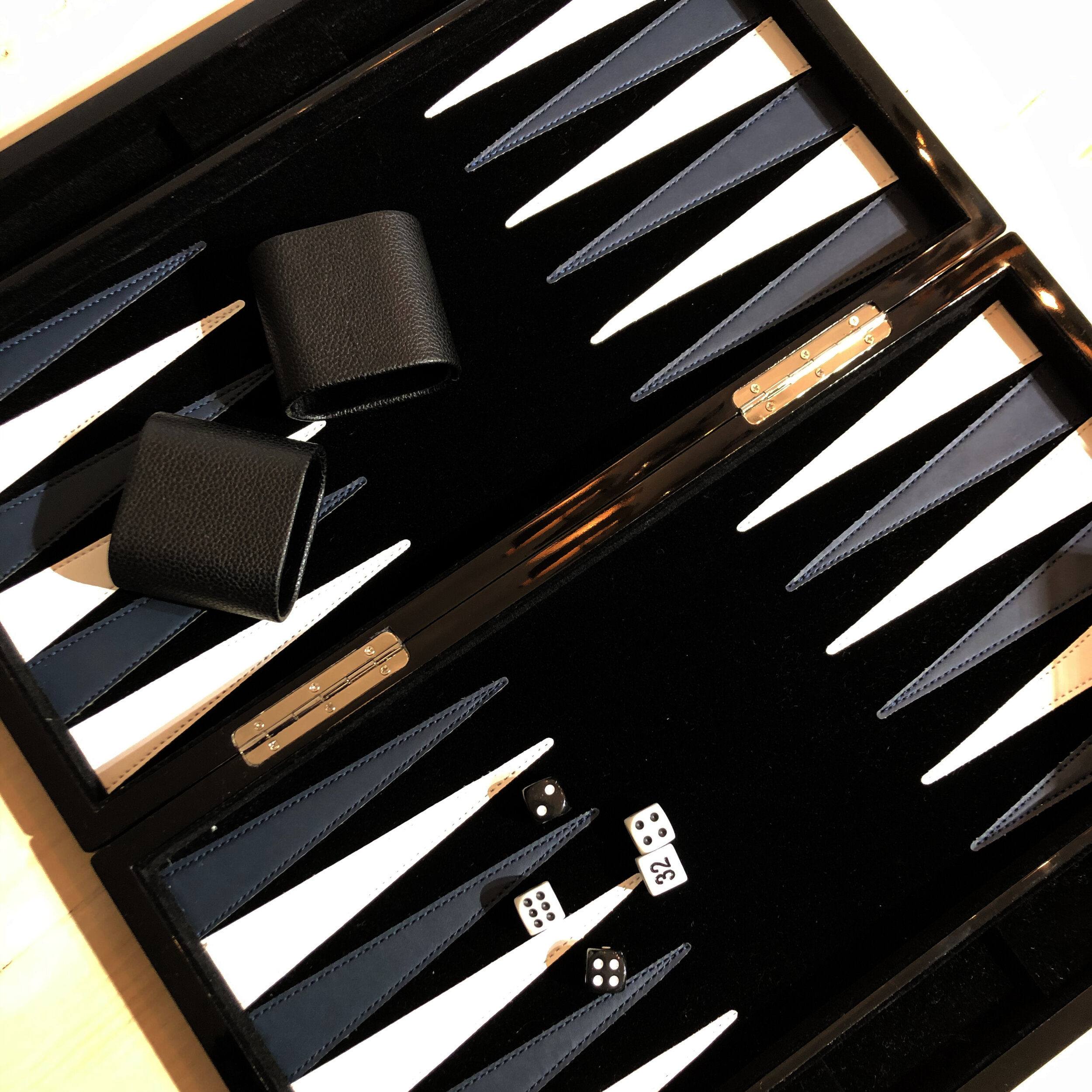 Marble Backgammon Set - The Tailored Home.