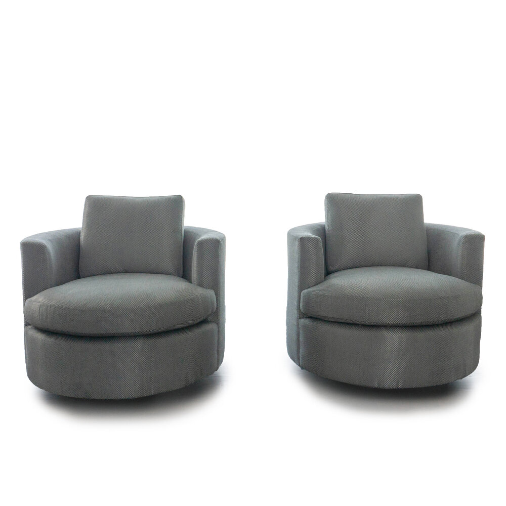 Round About Swivel Chair The Tailored Home Round About Swivel Chair The Tailored, Round About Swivel Chair