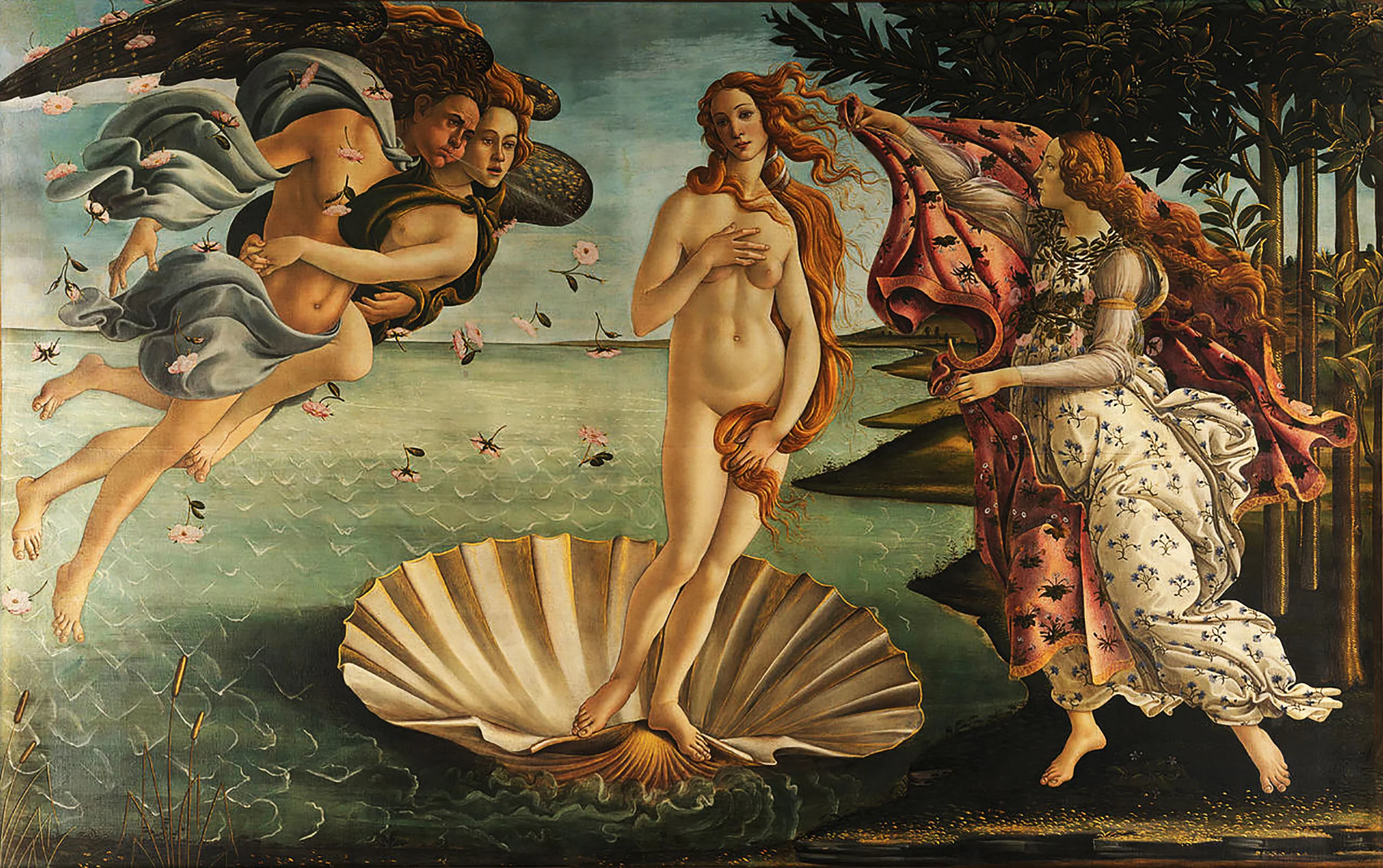 The Birth of Venus. Botticelli. 1486.