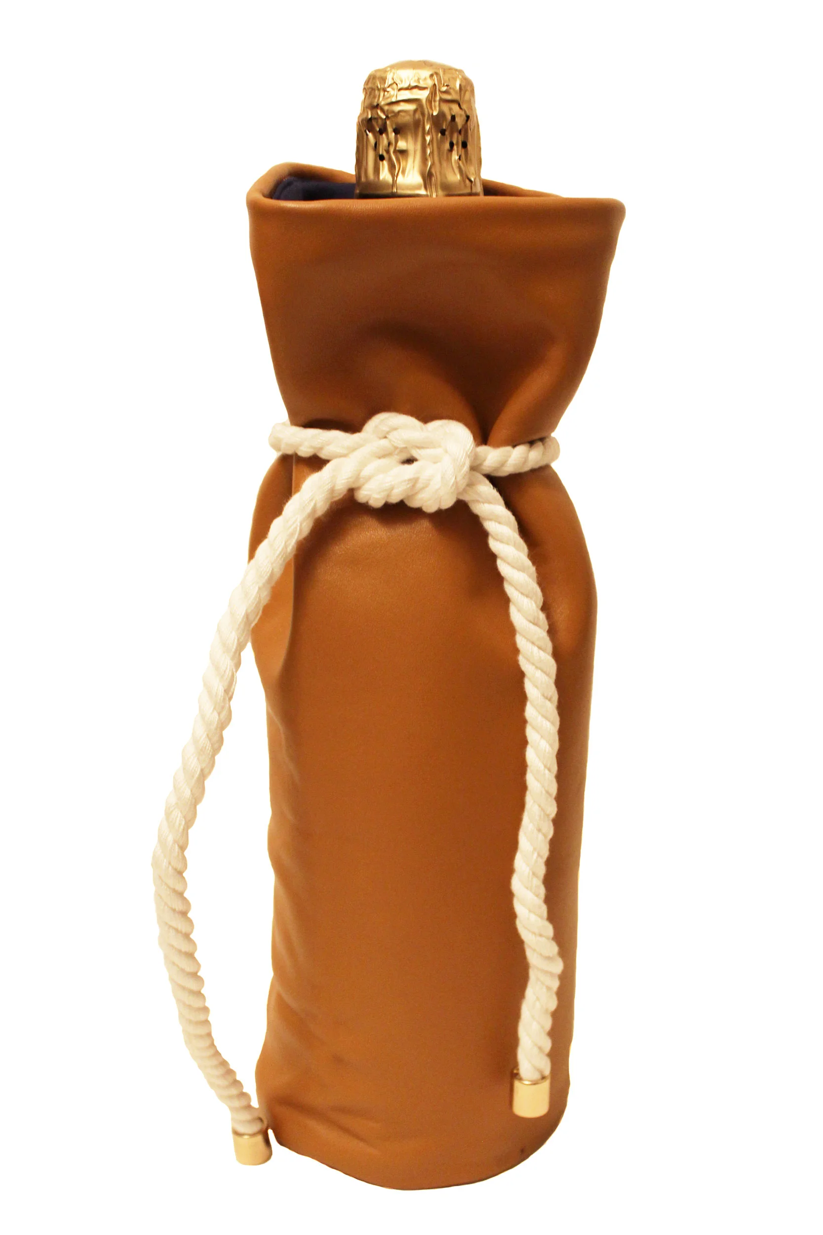 Classic Chianti Insulated Leather Wine Tote