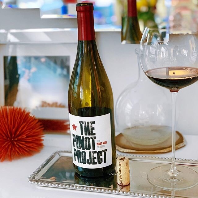 Another sure thing wine and easy grab for this #WineWednesday! .
.
A nice mixture of Pinot Noir from high-quality vineyards - Sonoma County, Monterey, and Central Coast this is Pinot boasts what Cali Pinots are all about - fruity + lush! Nice plum, b