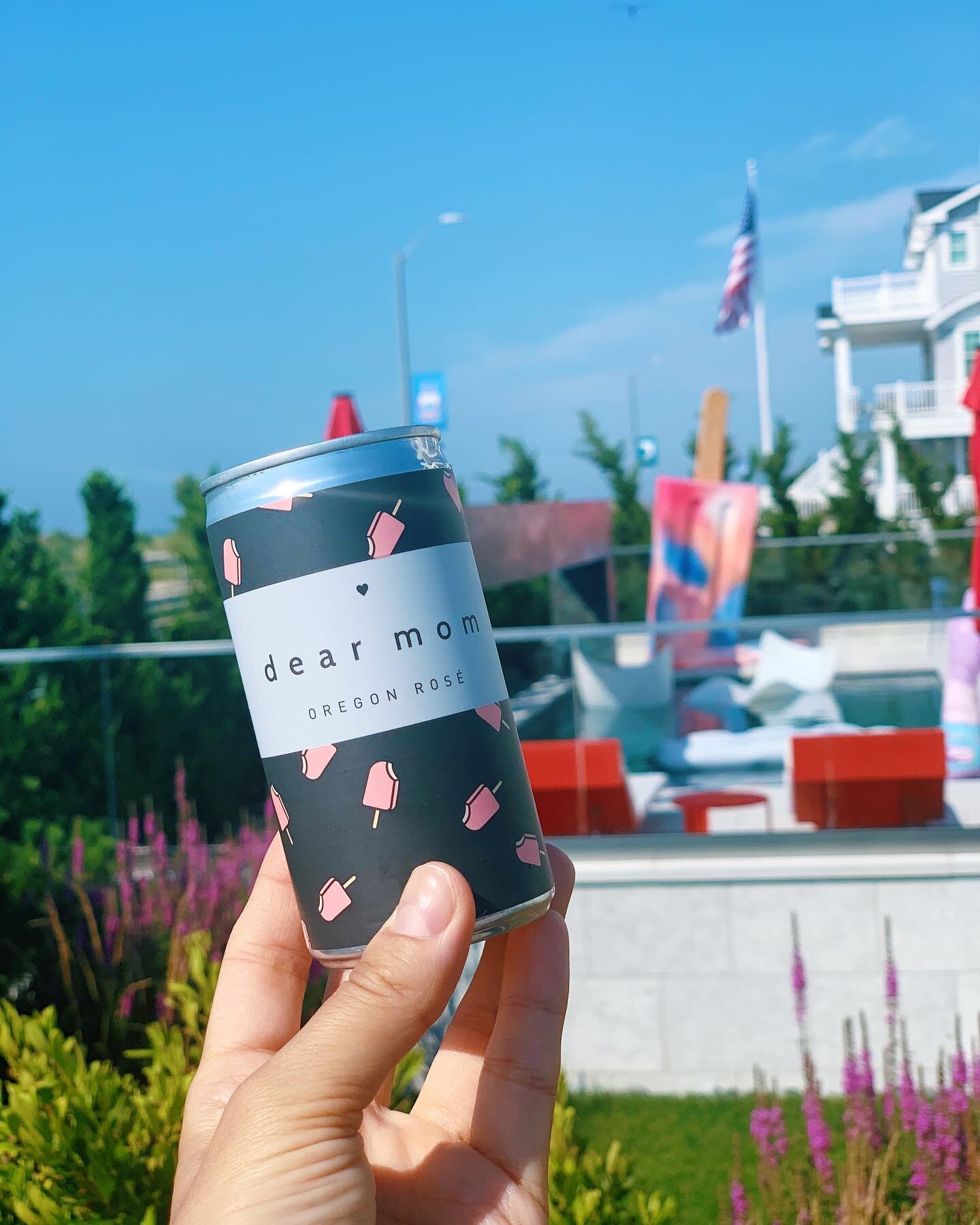 popsicles on popsicles! 

We escaped the beach for another beach (and boardwalk)! I&rsquo;m all for pre-packing some quality canned wines for our early evening boardwalk strolls! 

I&rsquo;m a big fan of @dearmomwine and their ros&eacute; from Oregon