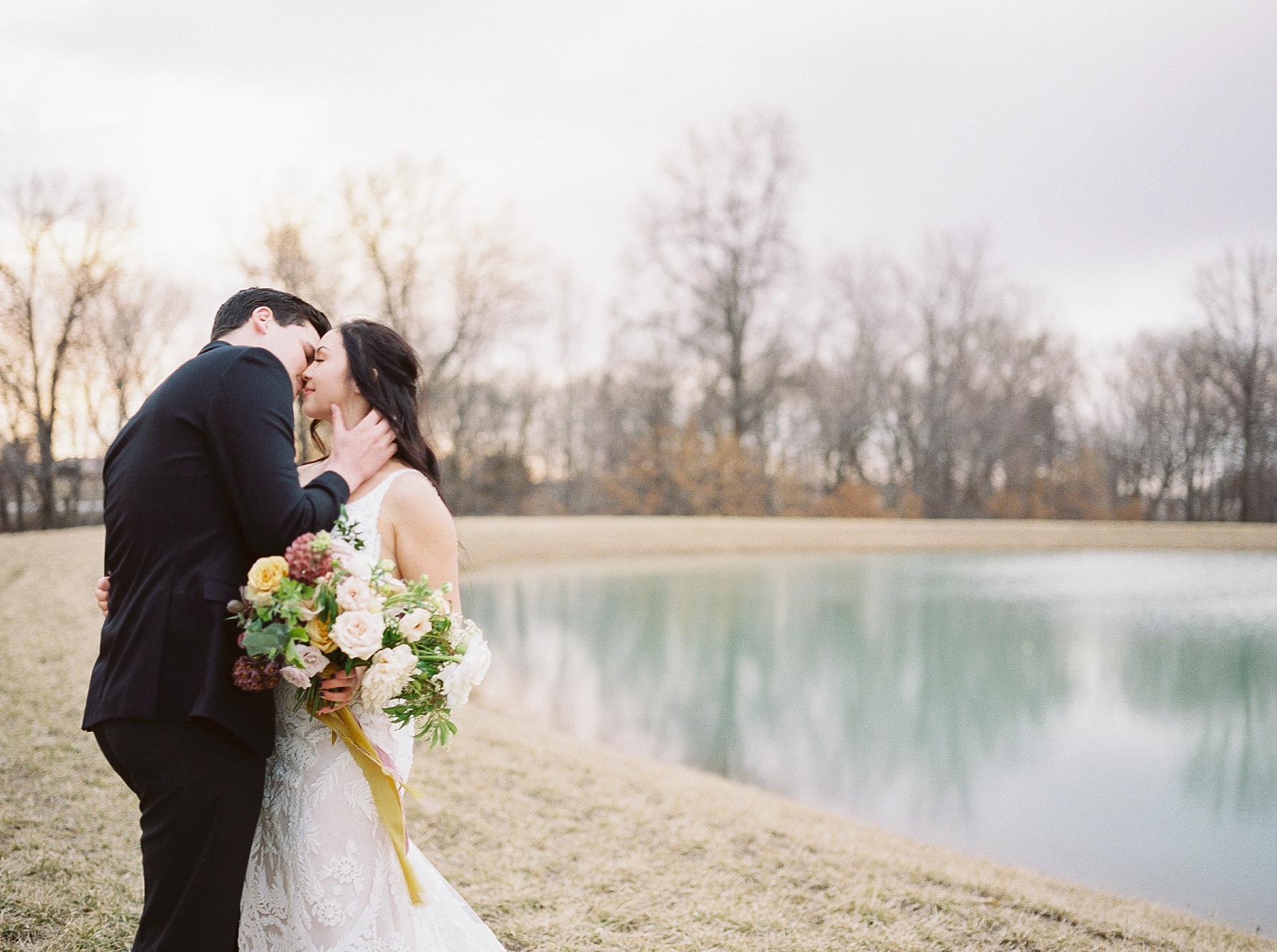 Intimate Lakeside Elopement at Emerson Fields All White Wedding Venue by Kelsi Kliethermes Photography Best Missouri and Maui Wedding Photographer_0026.jpg