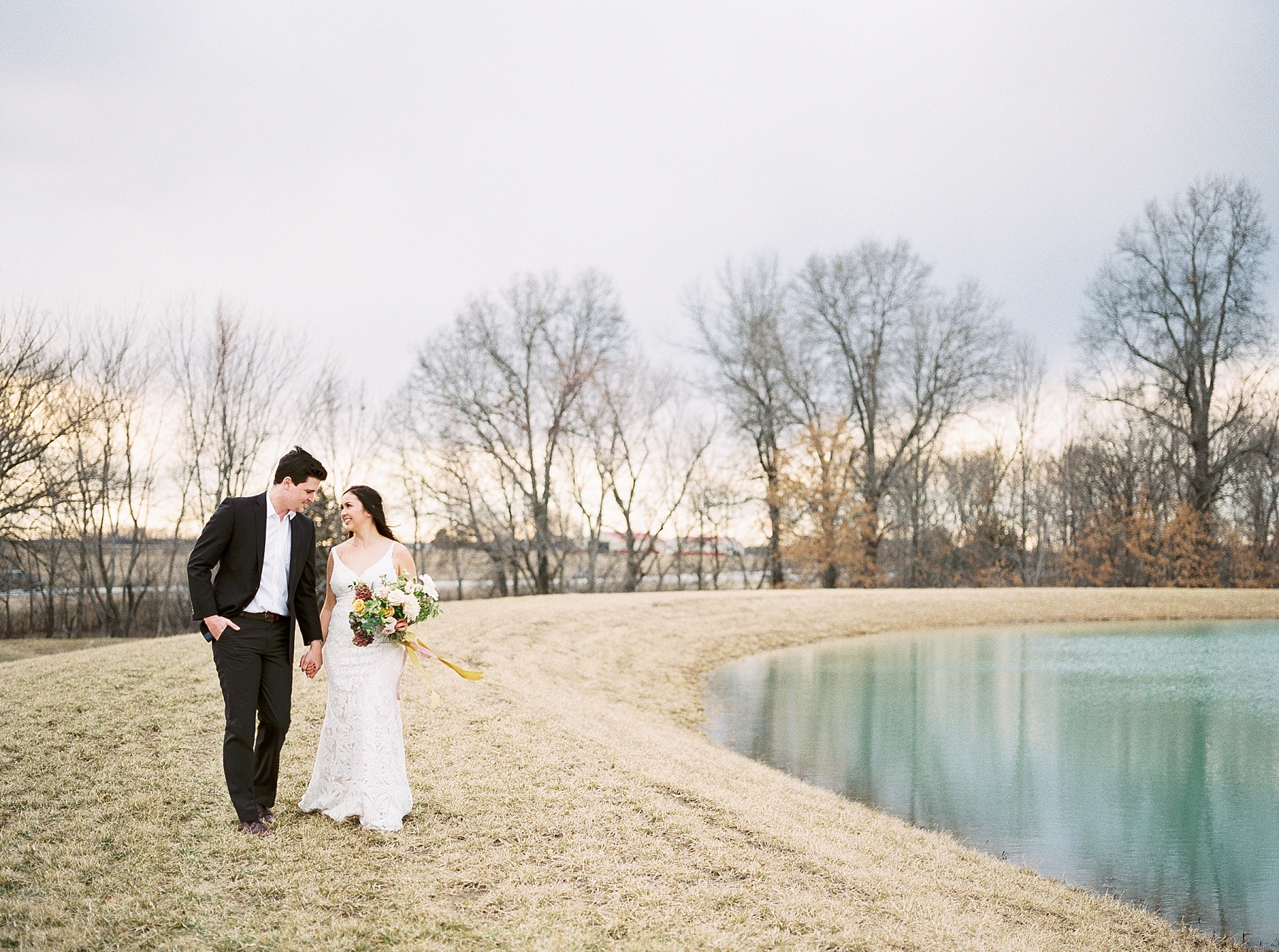 Intimate Lakeside Elopement at Emerson Fields All White Wedding Venue by Kelsi Kliethermes Photography Best Missouri and Maui Wedding Photographer_0027.jpg