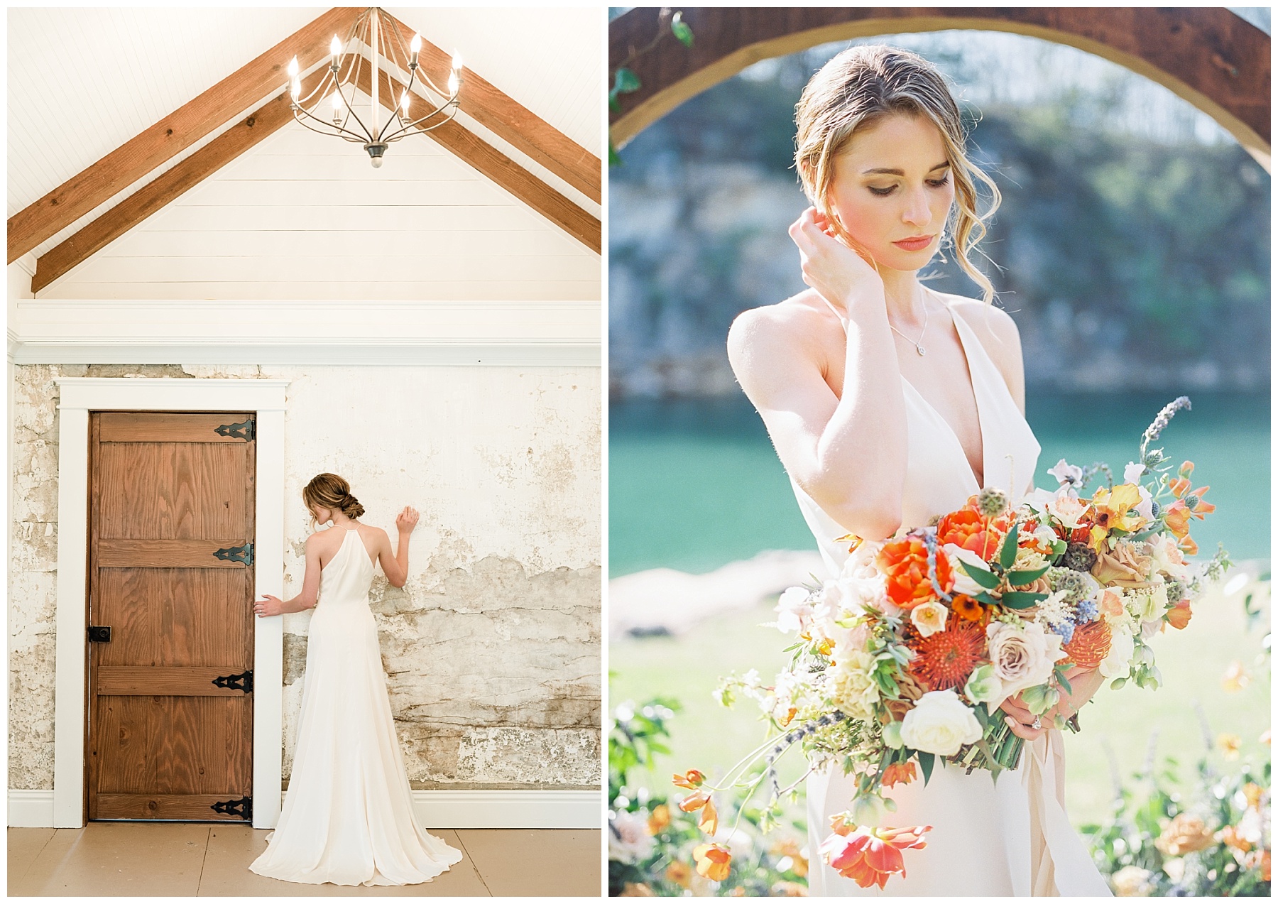 Intimate Spanish and French Inspired Destination Wedding with Lakeside Dinner Party at Dusk at Wildcliff by Kelsi Kliethermes Photography Best Missouri and Maui Wedding Photographer_0049.jpg