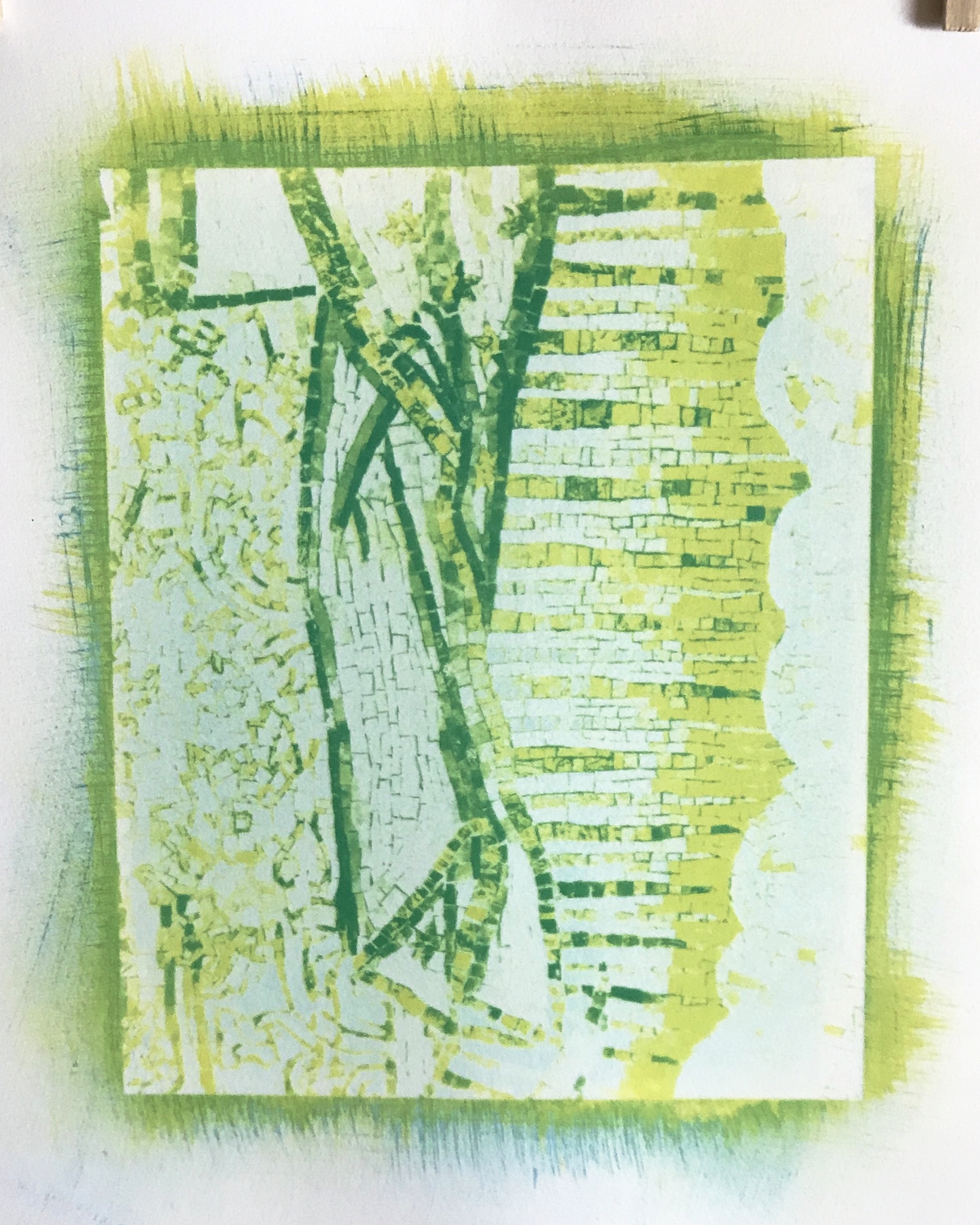 Second layer, nickel azo yellow.
