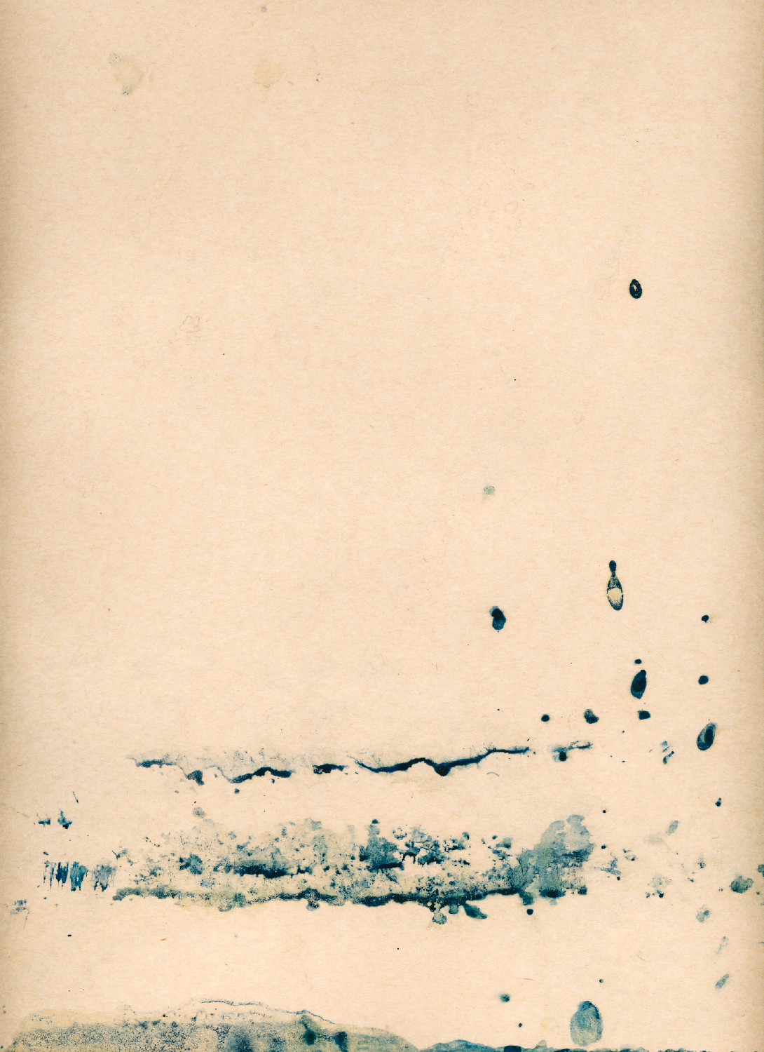 28/31 (2): experimental cyanotype on mystery paper