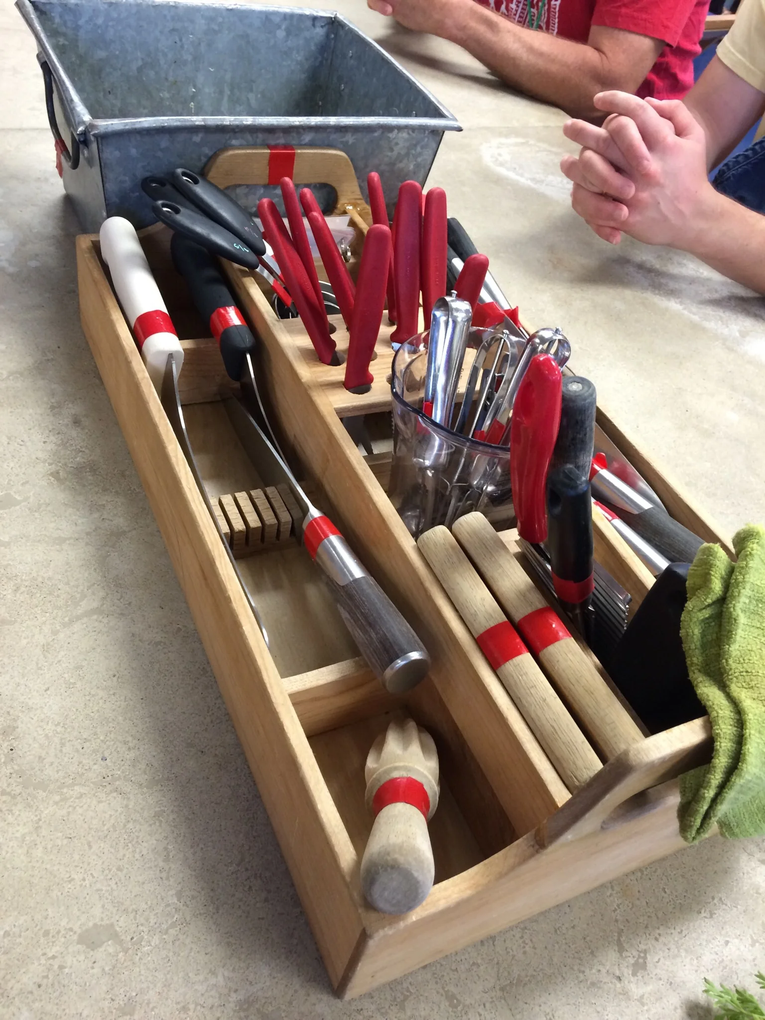 Kitchen tools are well labeled and systems for using and caring for the space make sense.