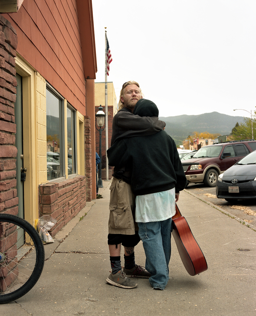 "You don't find Paonia, Paonia finds you." Case and Shelly on Grand Street. Case has two kids, a 10 and 13 year old, both of which live on the East Coast. "They told me my son has a learning disability but they don't understand that he just approaches learning in a different way."