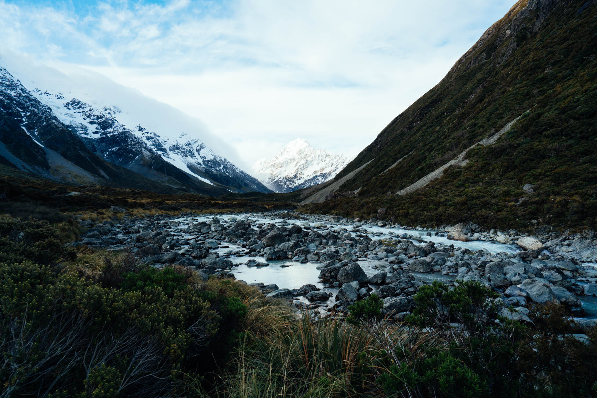 Finding my path - Hooker Valley, New Zealand. 