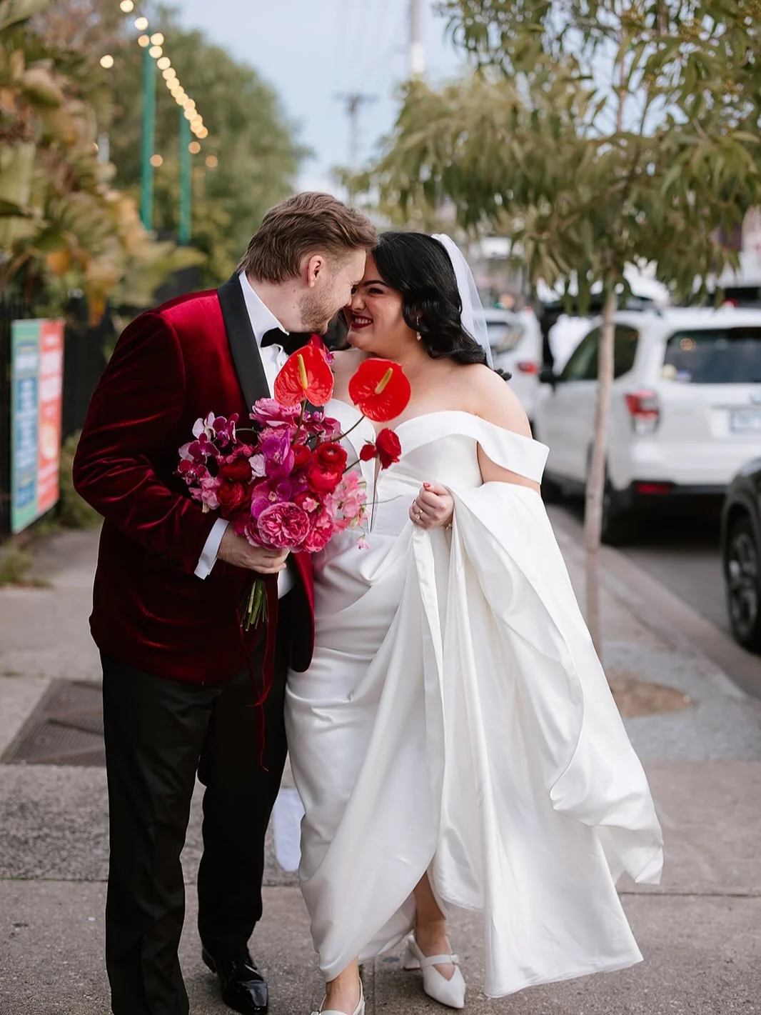 Stacey &amp; Kyle's Wedding 💒 !! Photographer: @ brendancreaserphotography 
Videographer: @nicroberts_media 
Venue: @welcometothornbury
Florist: @northst
Make Up Artist: @madeleinegracemua
Hair Stylist: Danielle Nicole Hair
Suit Designer: @105shades