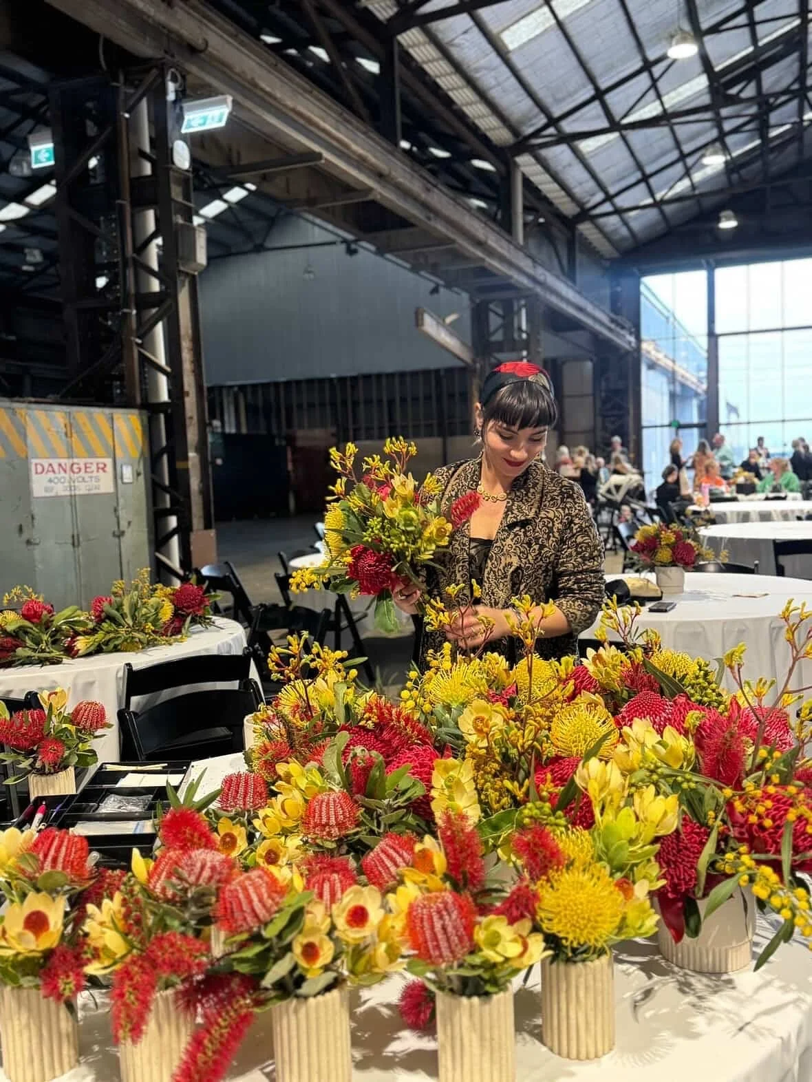 Bright natives for @thelasthurrahfunerals at the incredible @seaworkswilliamstown