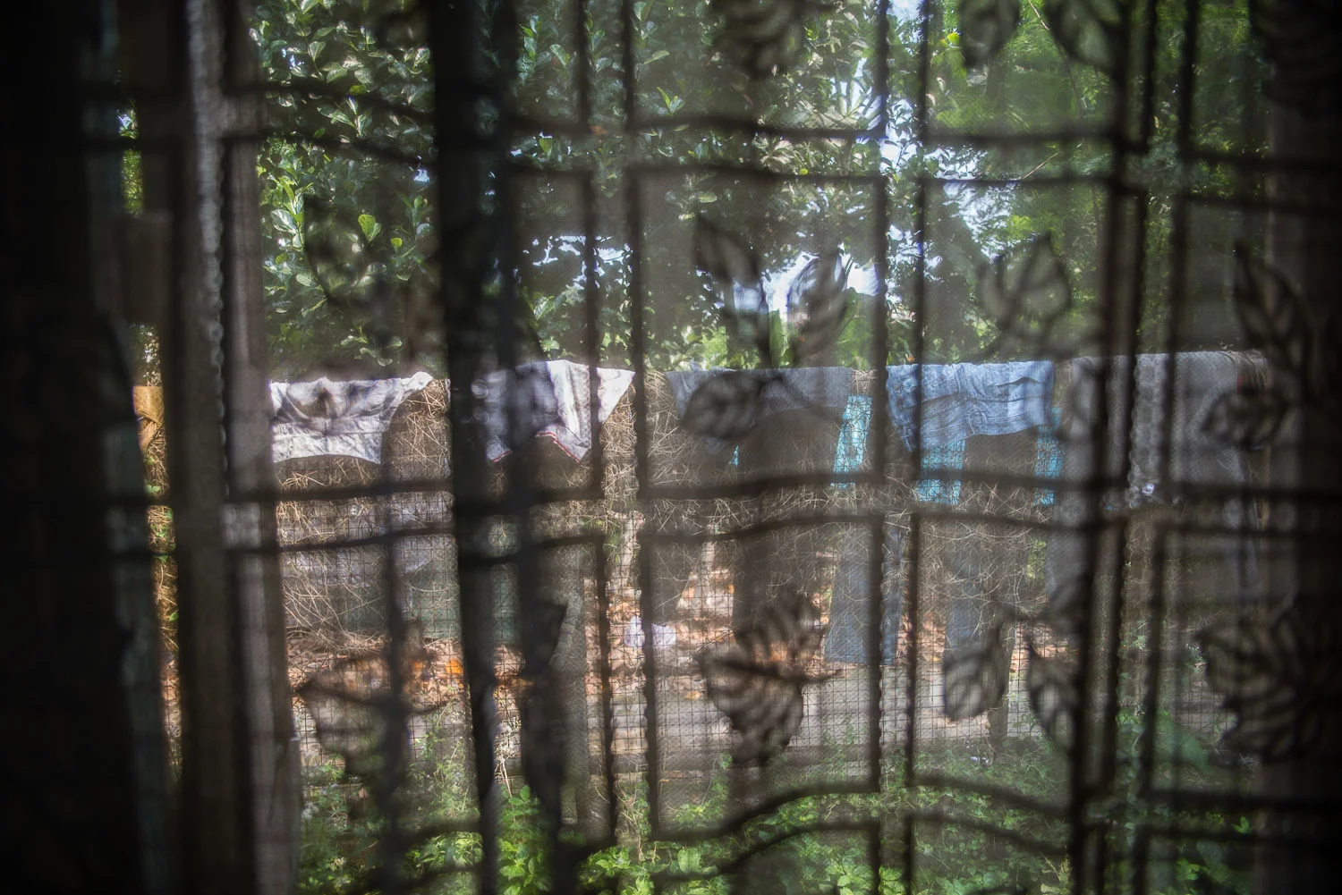 "You should have seen this place before Shalom moved in. Filled with bottles and broken glass and trash. He made it a home", says Mitana, shalom's younger sister. She, along with their mother, are staying in Calcutta where they live together.