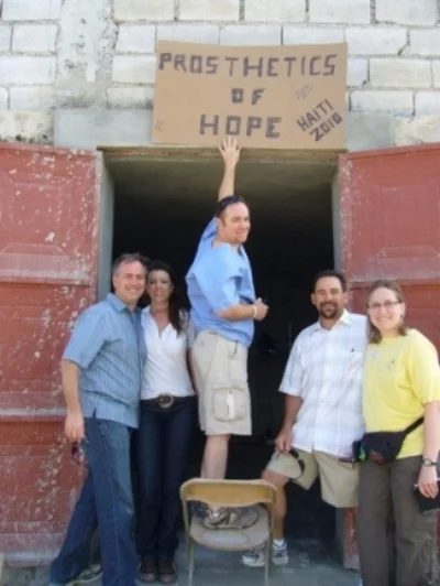 Austin medical team who worked hard to establish the new prosthetic clinic at Mission of Hope
